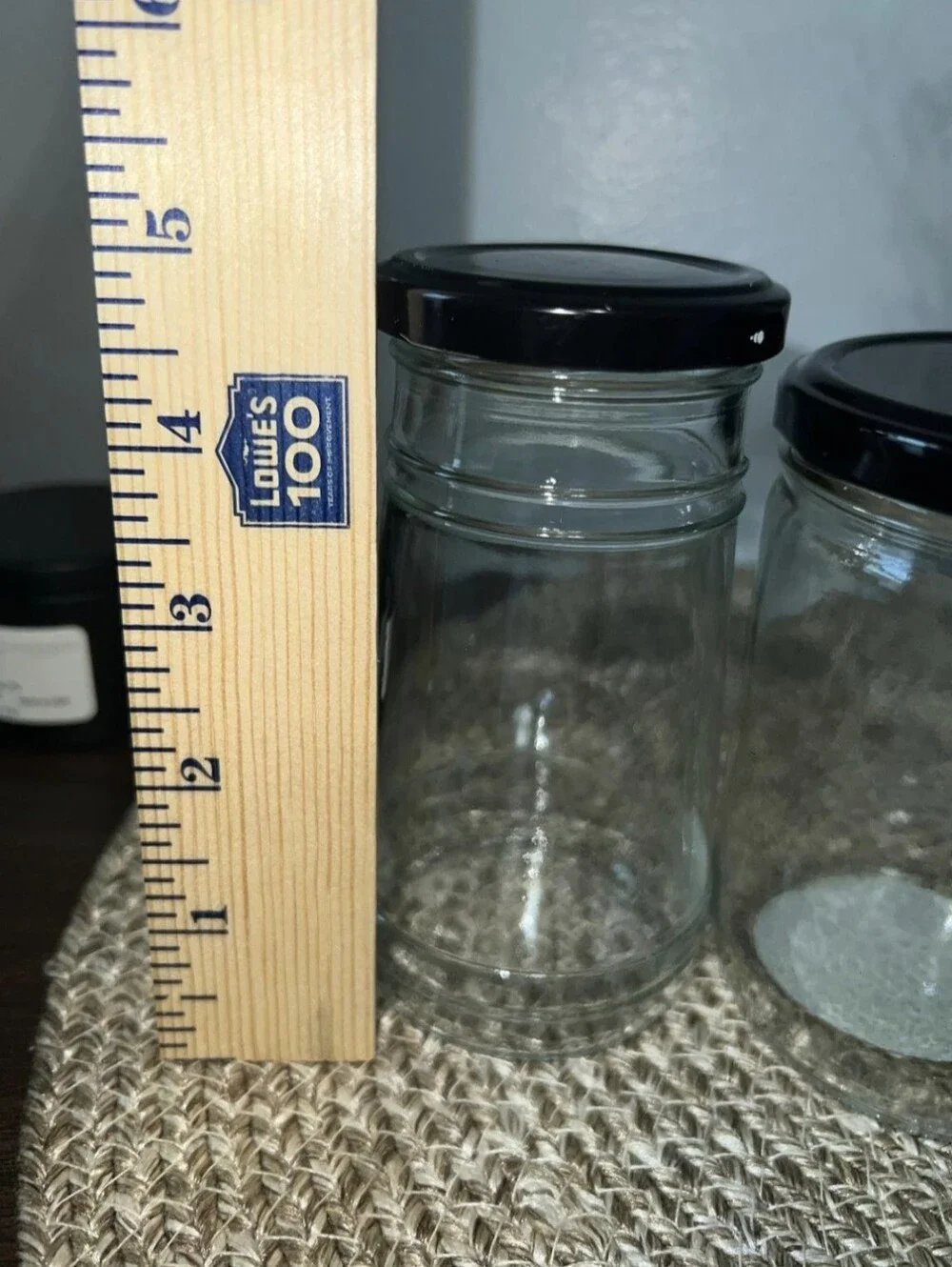 Set of 3 Reusable Glass Jars – Decoration and Storage.